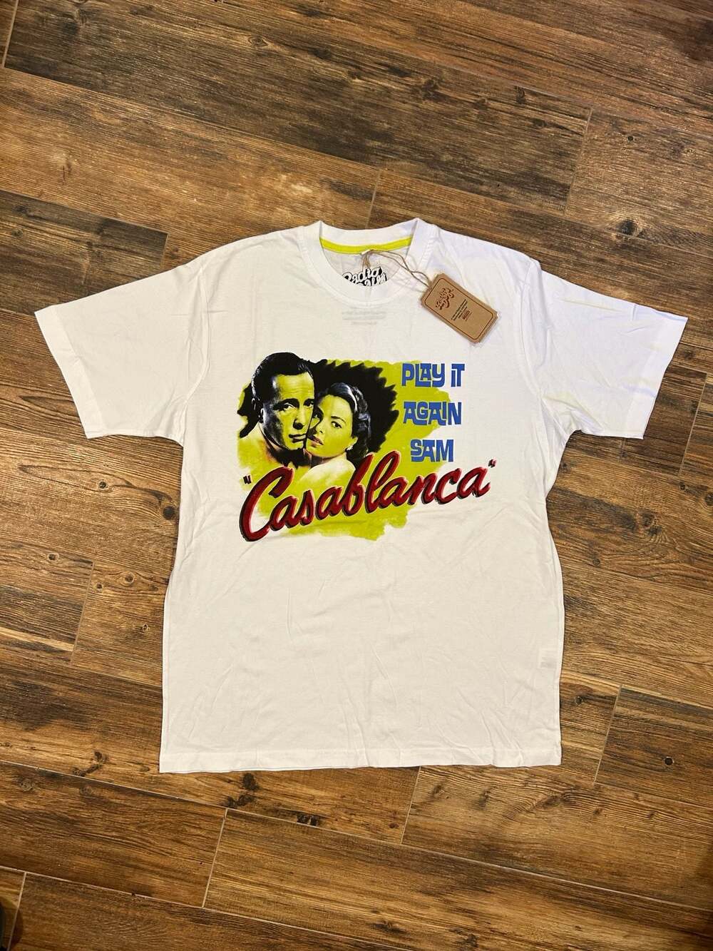 Radio Days Casablanca Play It Again Sam Movie T-Shirt NWT Deadstock